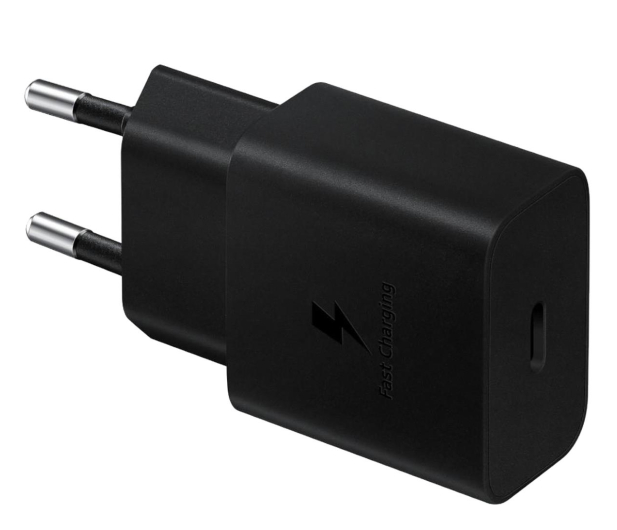 SAMSUNG Ladowarka sieciowa 1xUSB-C 15W EP-T1510 (bez kabla) czarna - 726753 - zdjęcie